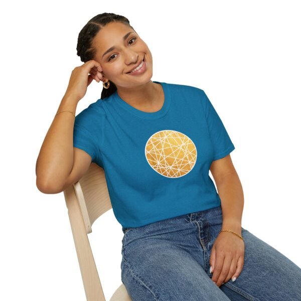 Unisex round lines manhole modern-fit T-shirt - Image 19