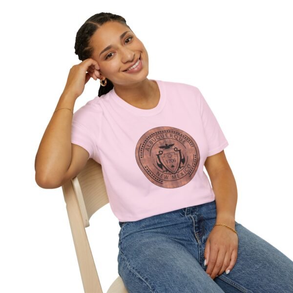 Unisex Albuquerque 1706 Manhole Cotton Tee - Image 39