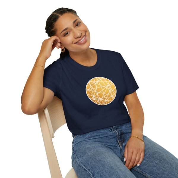 Unisex round lines manhole modern-fit T-shirt - Image 23