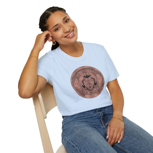 Unisex Albuquerque 1706 Manhole Cotton Tee - Image 35