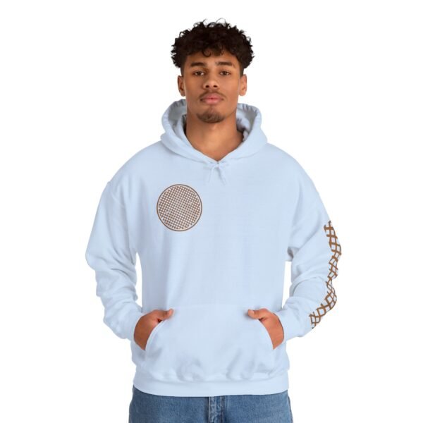 Unisex round net manhole Hooded Sweatshirt - Image 3
