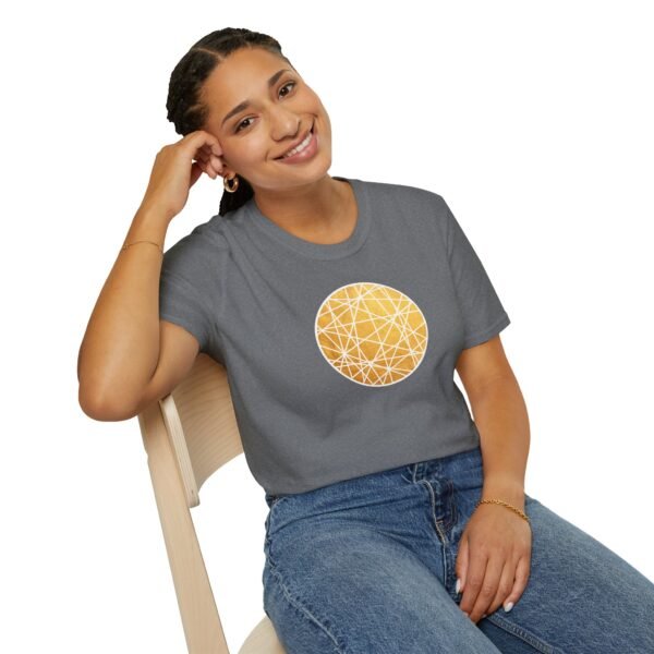 Unisex round lines manhole modern-fit T-shirt - Image 15