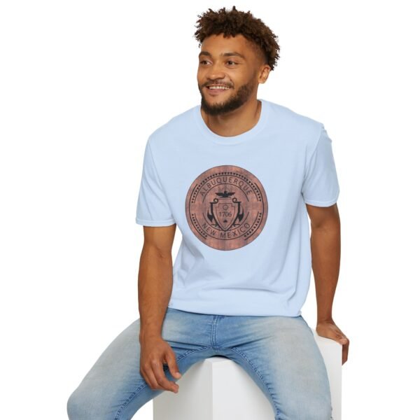 Unisex Albuquerque 1706 Manhole Cotton Tee - Image 36
