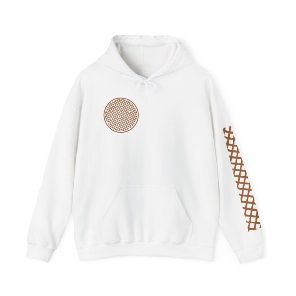 Unisex round net manhole Hooded Sweatshirt - Image 4