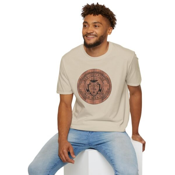Unisex Albuquerque 1706 Manhole Cotton Tee - Image 8