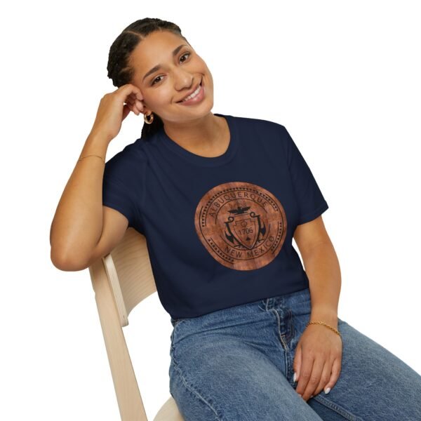 Unisex Albuquerque 1706 Manhole Cotton Tee - Image 27
