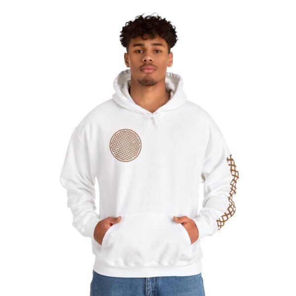Unisex round net manhole Hooded Sweatshirt - Image 6