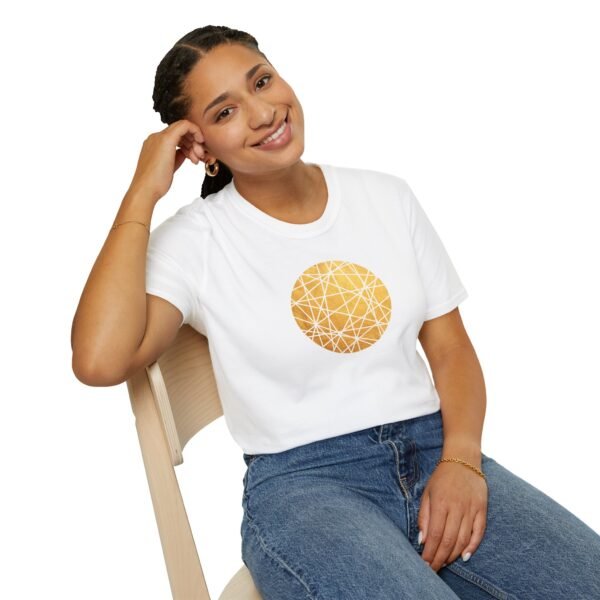 Unisex round lines manhole modern-fit T-shirt - Image 3