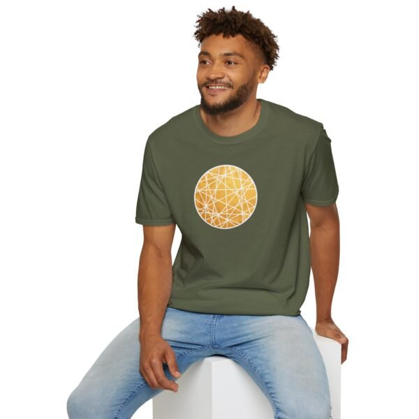 Unisex round lines manhole modern-fit T-shirt - Image 12