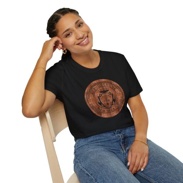 Unisex Albuquerque 1706 Manhole Cotton Tee - Image 15