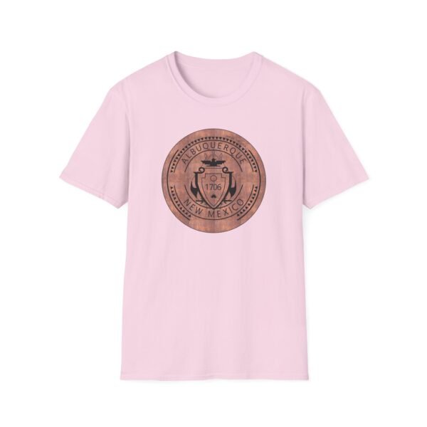 Unisex Albuquerque 1706 Manhole Cotton Tee - Image 37