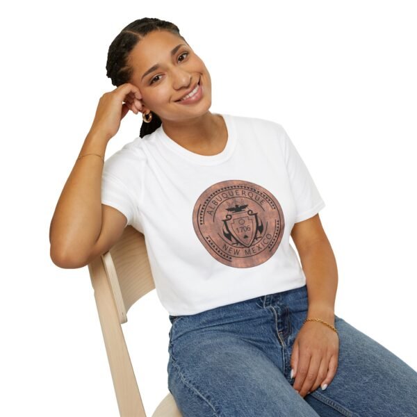 Unisex Albuquerque 1706 Manhole Cotton Tee - Image 11
