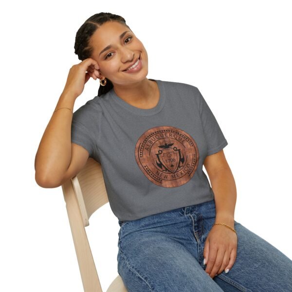 Unisex Albuquerque 1706 Manhole Cotton Tee - Image 23