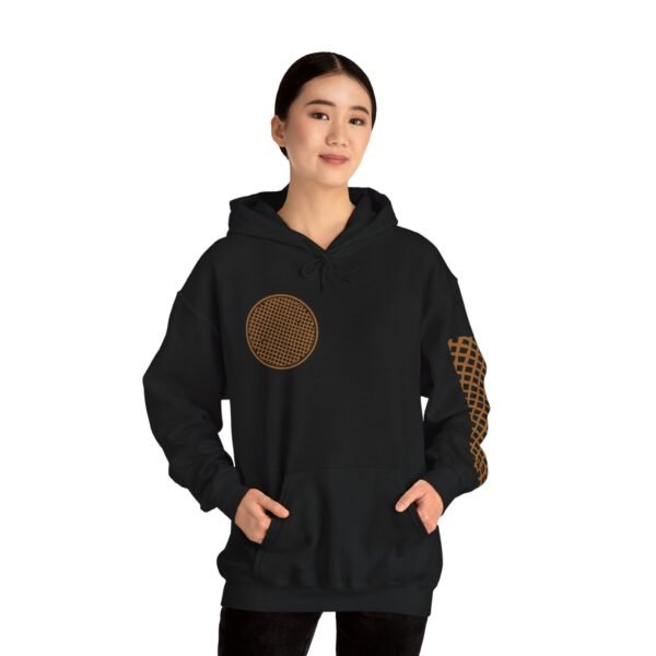 Unisex round net manhole Hooded Sweatshirt - Image 9
