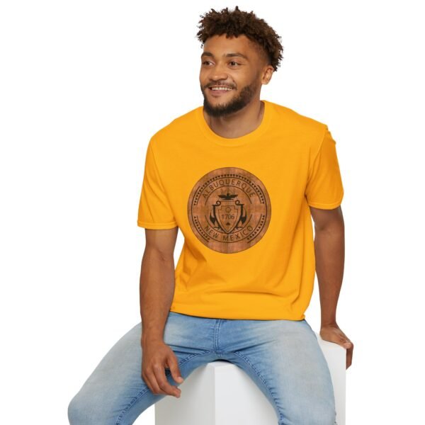 Unisex Albuquerque 1706 Manhole Cotton Tee - Image 32